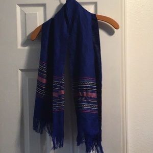 Blue scarf or wrap